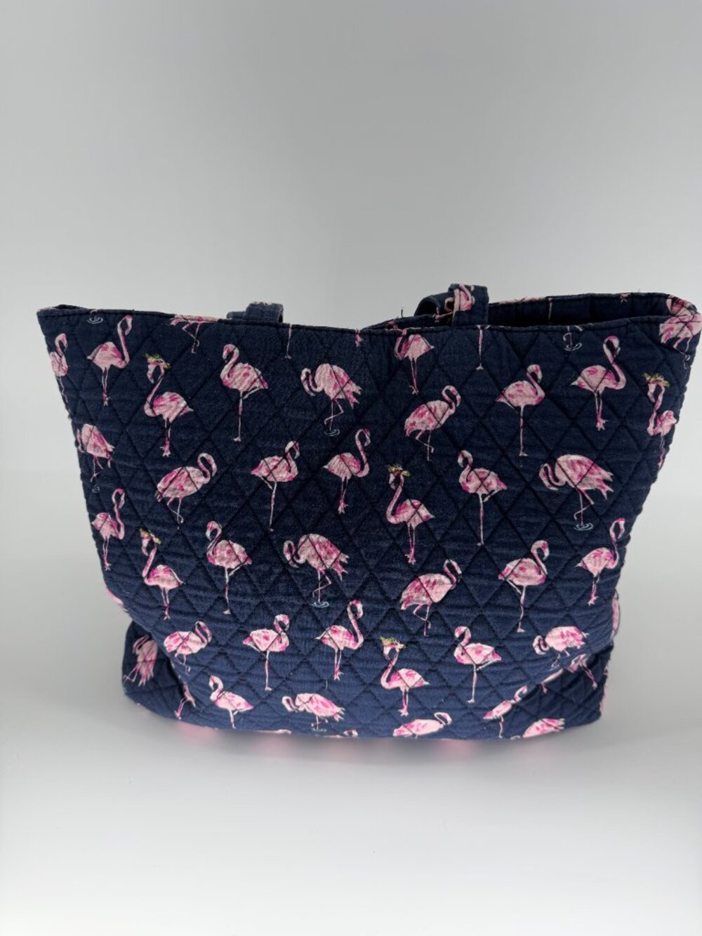 Vera Bradley Flamingo Fiesta Vera Purse Bag Shoulder Bag - Picture 3 of 4